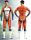 Wild Dog Orange – szexi cosplay ruha