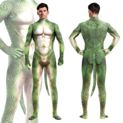 DRAGON Green – sárkány cosplay jelmez felnőtteknek