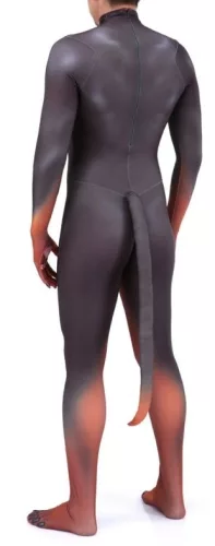 Fekete és tűz színű doberman cosplay jelmez