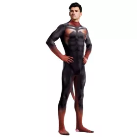 Fekete és vörös Doberman cosplay jelmez