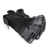 Fekete pántos camisole klipsz – 7 darabos csomag