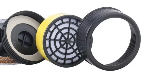 Double Duo - fekete intim maszk a szenvedélyért