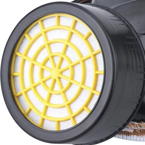 Double Duo - fekete intim maszk a szenvedélyért