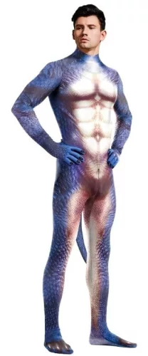 Blue-White Raptus – dinó cosplay jelmez felnőtteknek