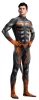 Fekete-Fényes cosplay overál - Sexy Wolf Man stílusban