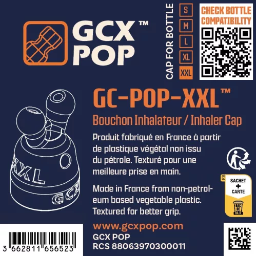 Aroma Inhaler Cap GC-POP™ XXL – aromaterápiás inhalátor fedél