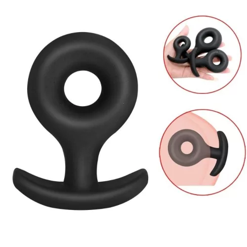 Plug Cercle Hollow Round L – üreges análkúp (8,5 x 6 cm)