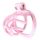 Chastity Cage Tortille S – rózsaszín, prémium zárkaketrec