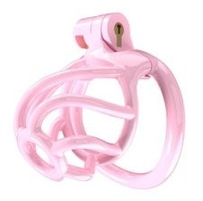 Chastity Cage Tortille S – rózsaszín, prémium zárkaketrec