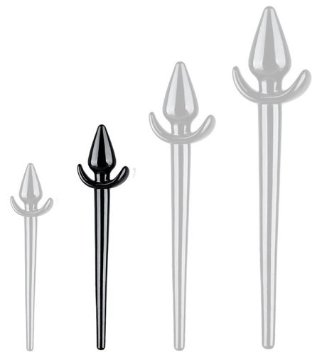 Plug Tail ZooTail M – érzéki fekete farok (8 x 4 cm, 22 cm)
