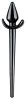 Plug Tail ZooTail M – érzéki fekete farok (8 x 4 cm, 22 cm)