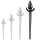 Plug Tail Zoo XL – 12 x 6 cm, fekete, 30 cm-es farok