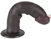 Sliding Skin – érzéki, fekete dildo (17 x 4 cm)