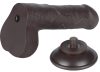 Prémium fekete csúszó bőr dildó 12 cm x 3,7 cm