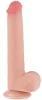Érzéki dildo csúszó bőrborítással – 17x3,5 cm