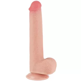 Érzéki dildo csúszó bőrborítással – 17x3,5 cm