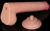 Érzéki dildo csúszó bőrborítással – 17x3,5 cm