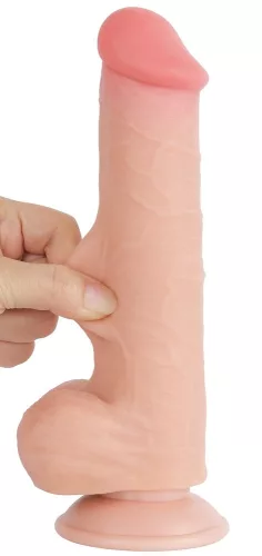Prémium csúszkabőr dildó – 15 x 4,5 cm