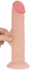 Prémium csúszó bőr dildó – 17 x 4 cm
