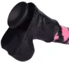 Dildo Horse Tinulf – prémium fekete-pink dildó 28 cm hosszú