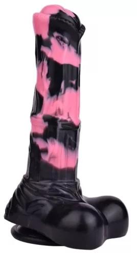 Hurulf Dildo – prémium fekete-rózsaszín intim kényeztetés