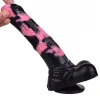 Hurulf Dildo – prémium fekete-rózsaszín intim kényeztetés