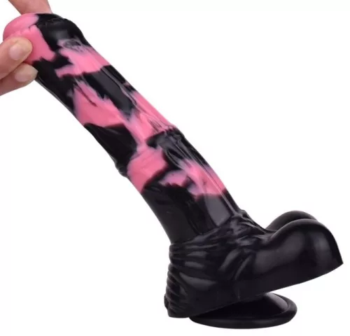 Hurulf Dildo – prémium fekete-rózsaszín intim kényeztetés