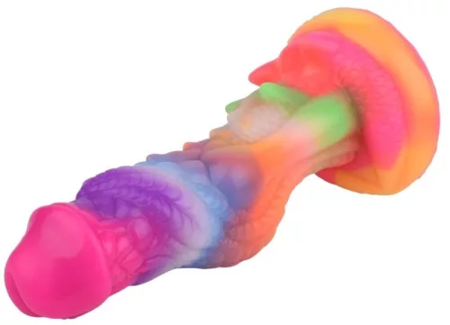 Phosphorescent ALIENY – fénylő dildó 18 x 4,8 cm