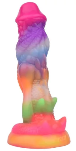 Phosphorescent ALIENY – fénylő dildó 18 x 4,8 cm