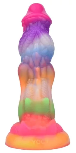 Phosphorescent ALIENY – fénylő dildó 18 x 4,8 cm