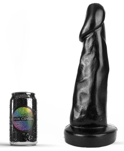 Isak Dark Crystal – prémium üveg dildó 28 cm hosszú