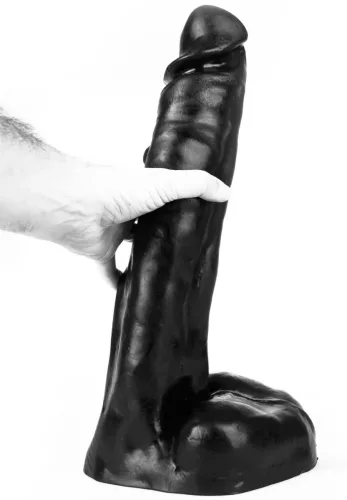 Bjork Dark Crystal – prémium üveg dildó 38 cm hosszú