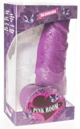 Carter P04 – prémium dildó, 14 cm, lila színben