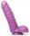 P10 Nate – prémium lila dildó, 18 x 5 cm