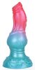 Alien Beast Cyan Rainbow – színes, 7.9" dildó