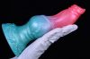 Alien Beast Cyan Rainbow – színes, 7.9" dildó