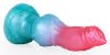 Alien Beast Cyan Rainbow – színes, 7.9" dildó