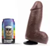 Gode DP103BR – prémium barna bőrből készült dildó