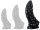 Phen Dildo L – prémium fekete szilikon vibrátor 22 cm