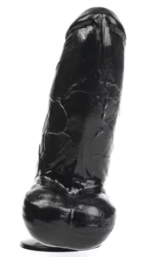 DP91B Panzer M – prémium fekete dildó (15 x 6 cm)