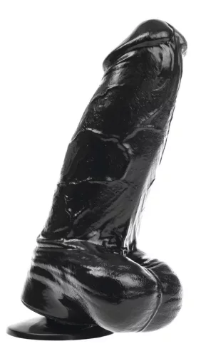 DP91B Panzer M – prémium fekete dildó (15 x 6 cm)