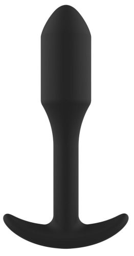 ToyJoy Smooth – selymes anális kényeztető dugó, fekete