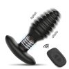 Rollvibe – vibráló és forgó anális plug 10,5 x 3,9 cm