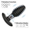 Rollvibe – vibráló és forgó anális plug 10,5 x 3,9 cm