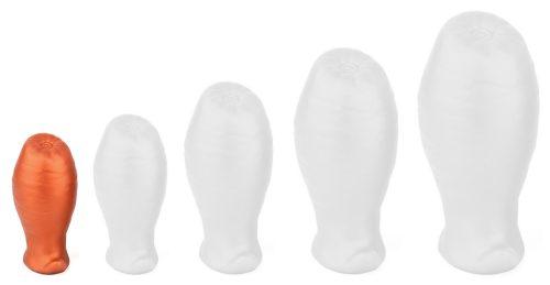Plug Egg XS – vibráló tojás vibrátor narancssárgában