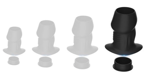 Euhlo XL – prémium fekete tágítós dugó 9 x 6 cm