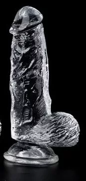 Átlátszó dildó - aranyos pénisz, S 12 x 3.5cm