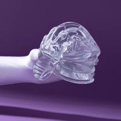 Átlátszó, ívelt dildó – prémium intim élvezet 16 x 5.5 cm