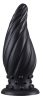 Plug Spiral Pik M – spirális anális kényeztető, fekete