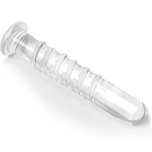 Prémium üveg dildó – 18 cm érzéki kényeztetéshez